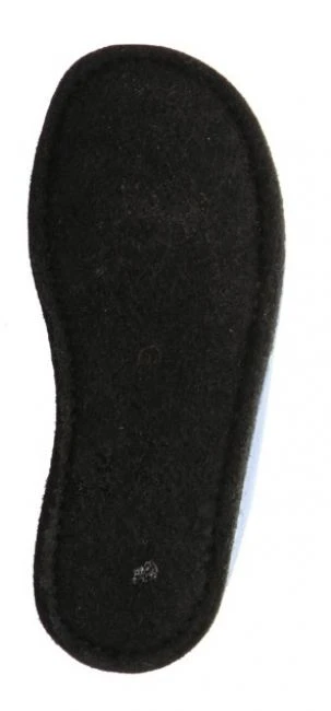 Haflinger Filzpantoffel Flair Soft Blau 5 Haflinger Filzpantoffel Flair Soft Blau – Bild 5