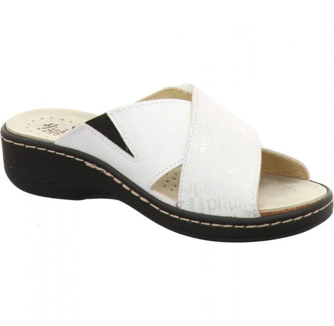 Hickersberger 2815 Pantolette Weiß 2 Hickersberger 2815 Pantolette Weiß – Bild 2