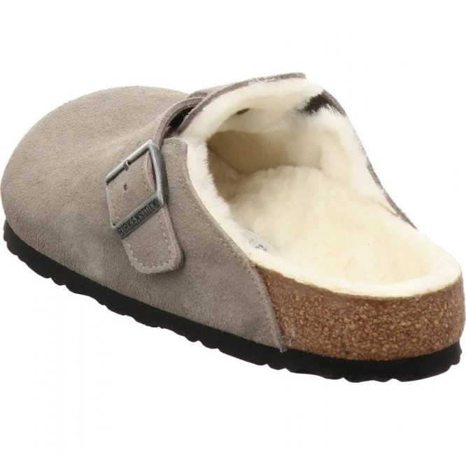 Birkenstock Boston Clog Shearling VL Stone 4 Birkenstock Boston Clog Shearling VL Stone – Bild 4