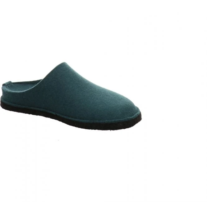 Haflinger Filzpantoffel Flair Soft Grün 2 Haflinger Filzpantoffel Flair Soft Grün – Bild 2
