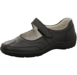 Waldläufer - Lugina 496302 Henni H-Weite Schwarz