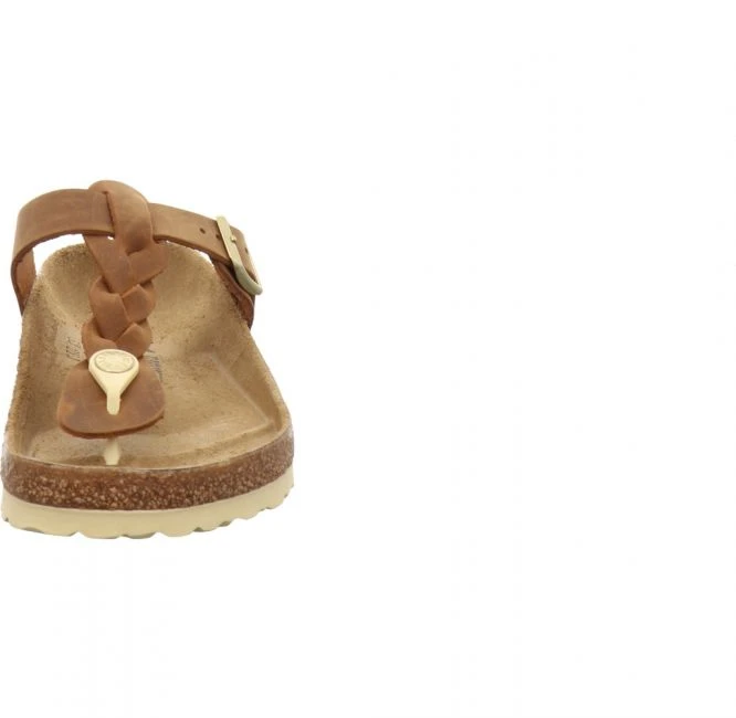 Birkenstock Gizeh Braided Leoi Cognac 3 Birkenstock Gizeh Braided Leoi Cognac – Bild 3